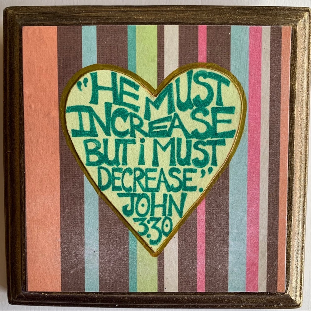 One of a kind handmade scripture art